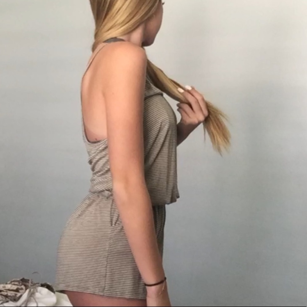 Tan Brandy Melville Romper